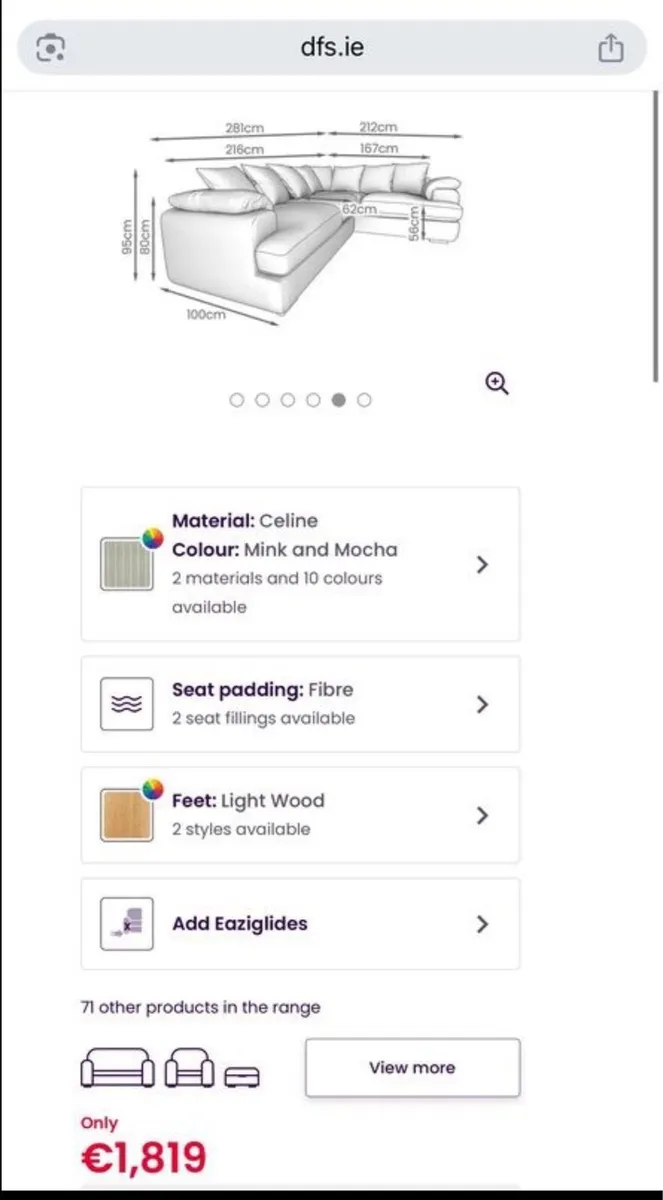 Dfs corner sofa - Image 2