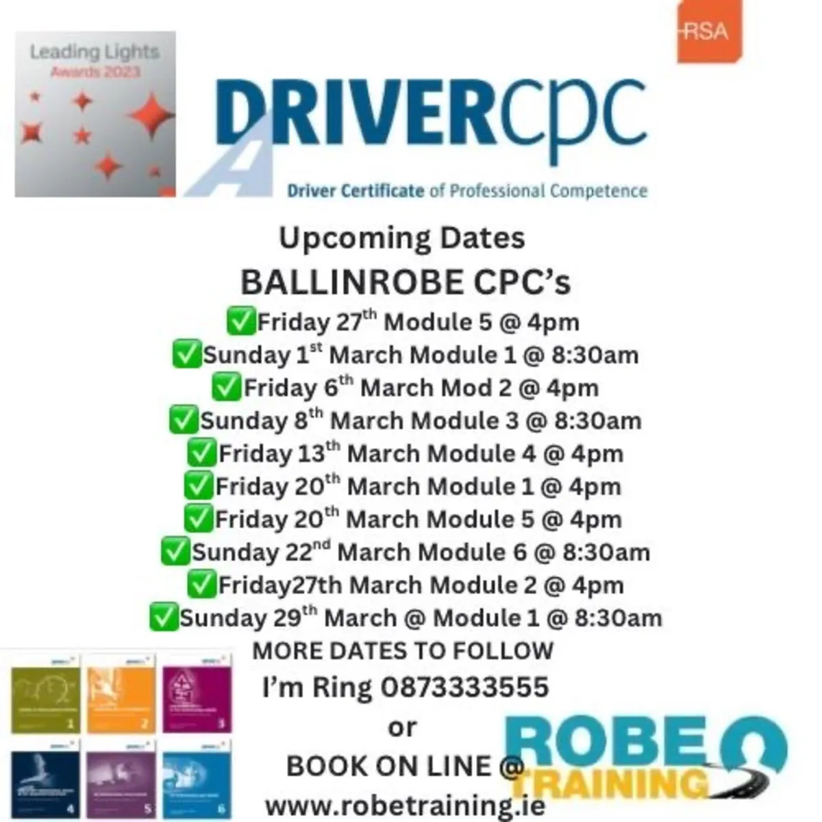 Driver CPC MAYO  GALWAY  MANUAL HANDLING - Image 1