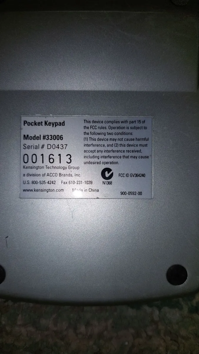 Hand key pad - Image 2