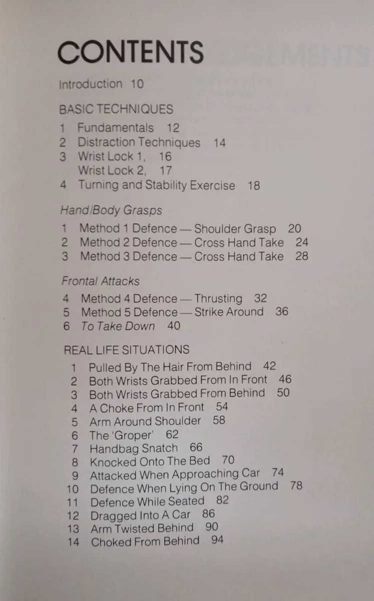 Vintage Self Defence Book - Image 2
