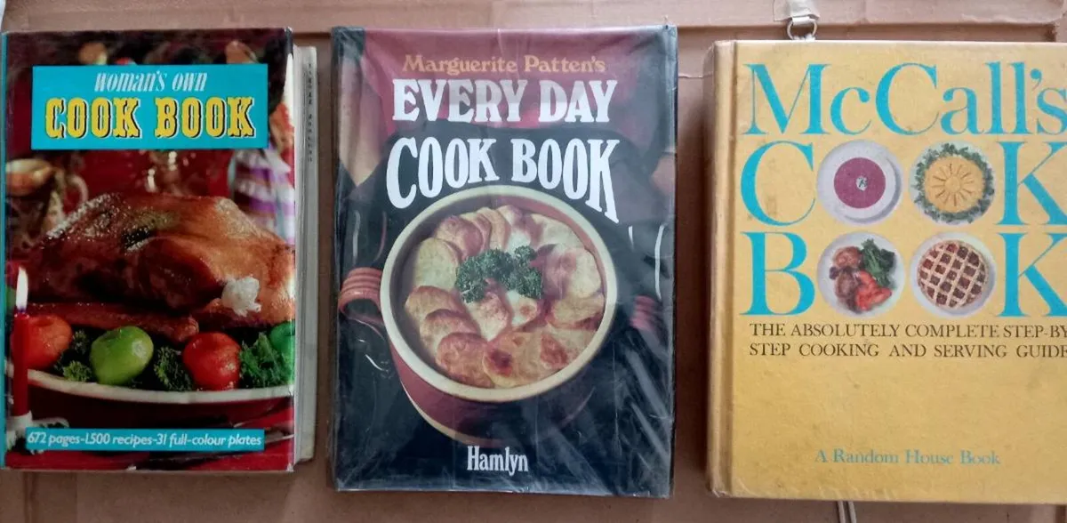 Three Vintage Cookery Books