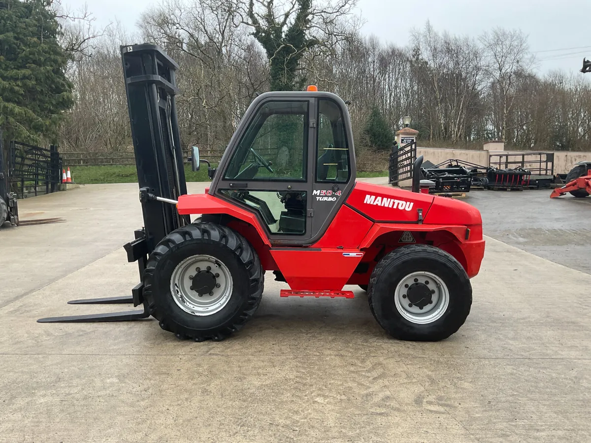 Manitou M50-4 Turbo Rough Terrain Forklift - Image 1
