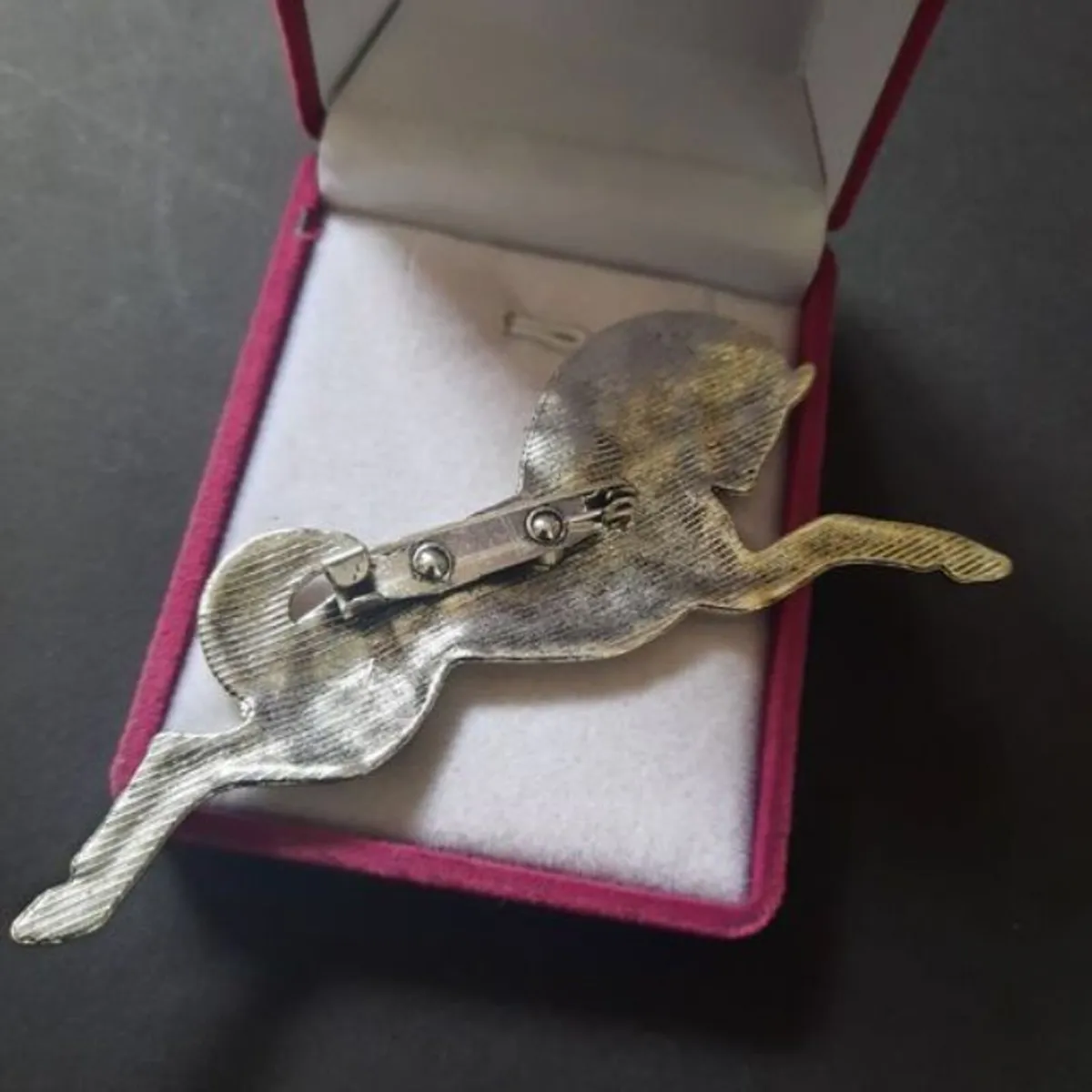 Art Deco Celtic Style Horse Silver Tone Galloping - Image 4