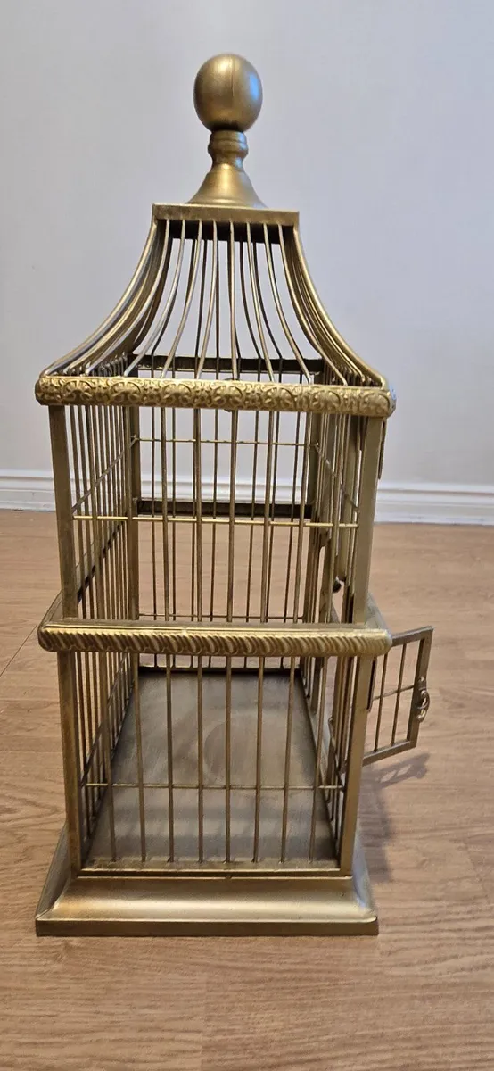 Metal golden cage - Image 2