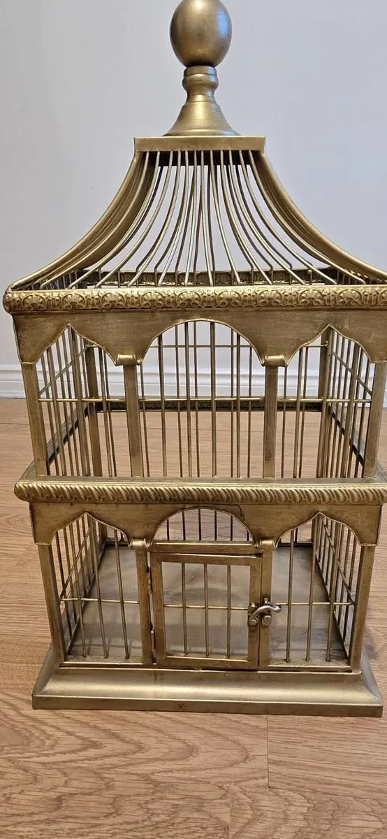 Metal golden cage - Image 3