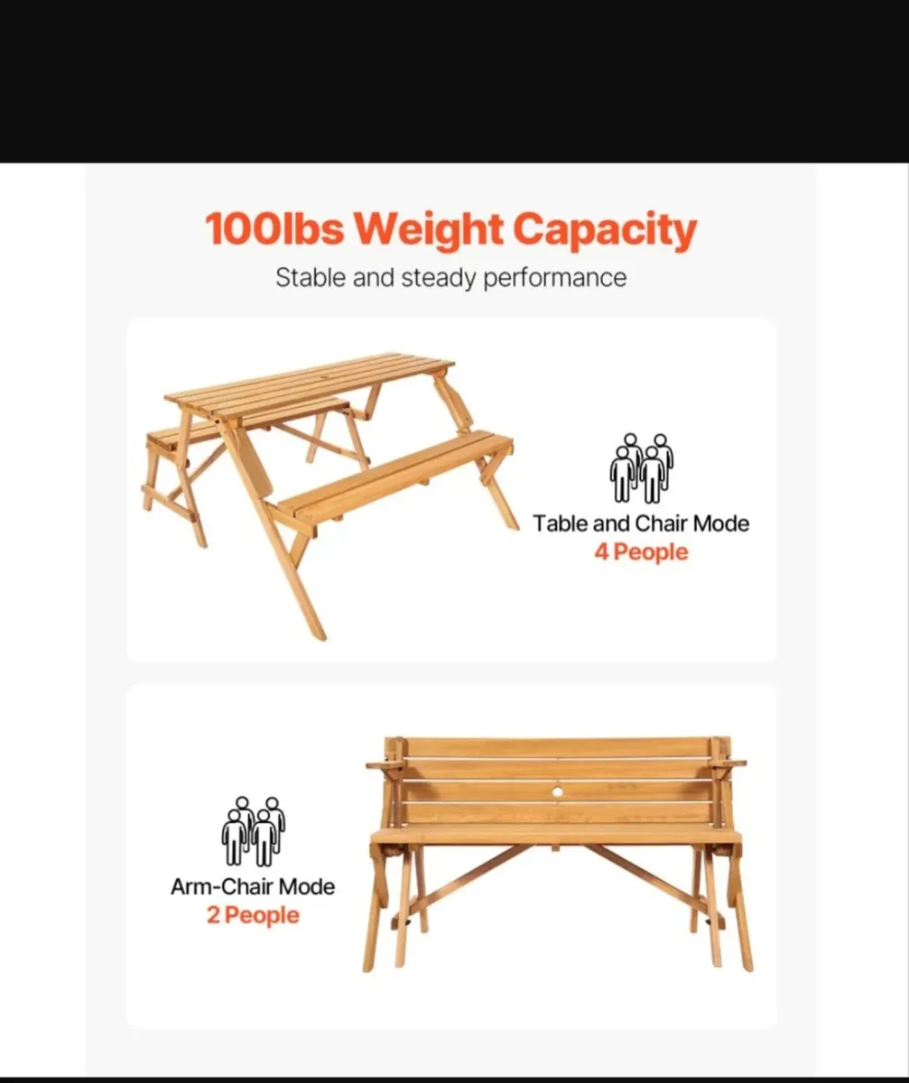 2 in 1 bench - Image 4