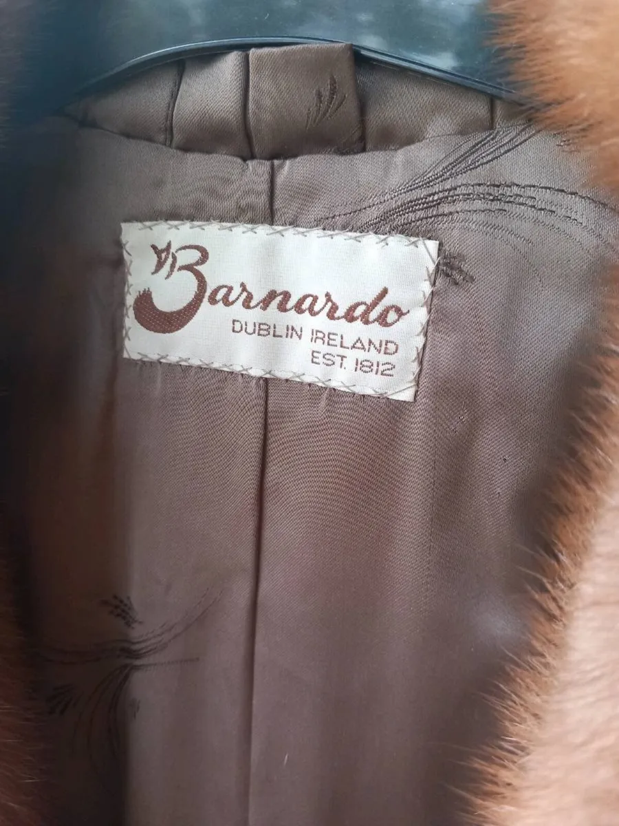 Vintage mink fur jacket, D18 post 7e - Image 3