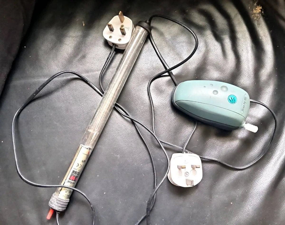 Air Pump and Heater for Fish Tank