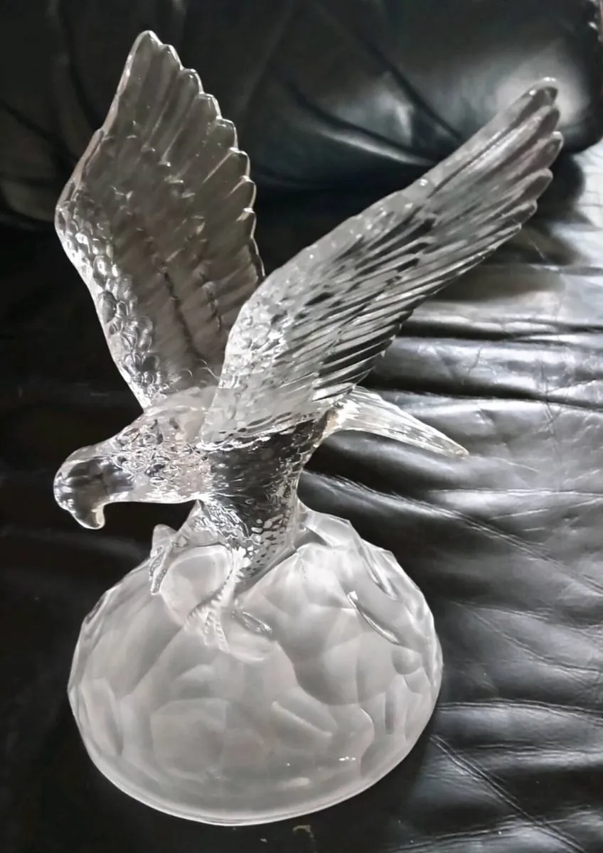 Large Glass Bird Vintage - Image 2
