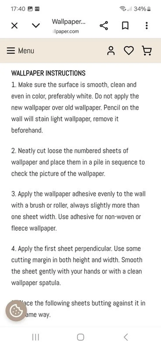 Nursery or Children's bedroom wallpaper circle - Image 3