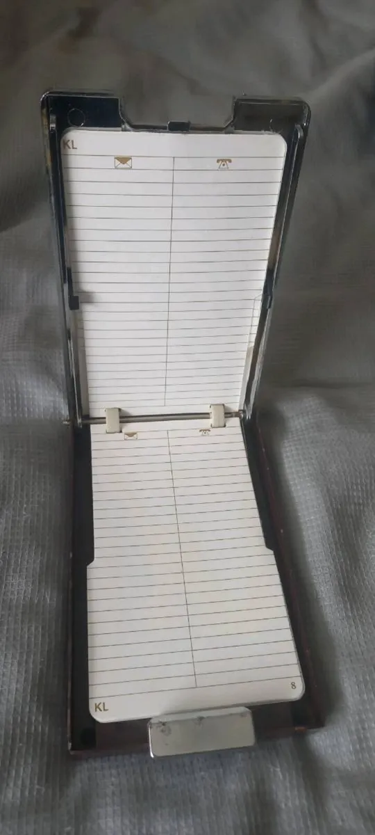 Vintage Japan made flip-open address phone book - Image 4