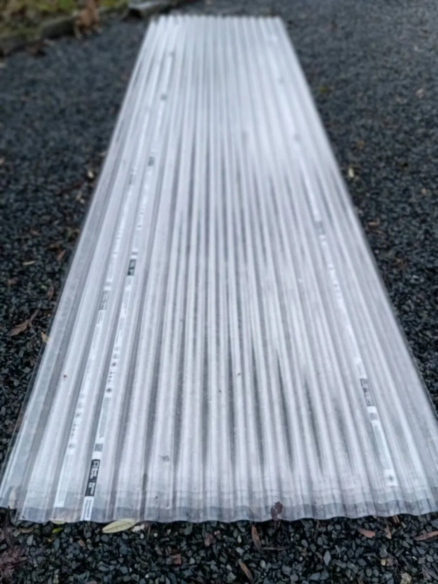 6Polycarbonate corrugated sheets 14'×3'6" - Image 2
