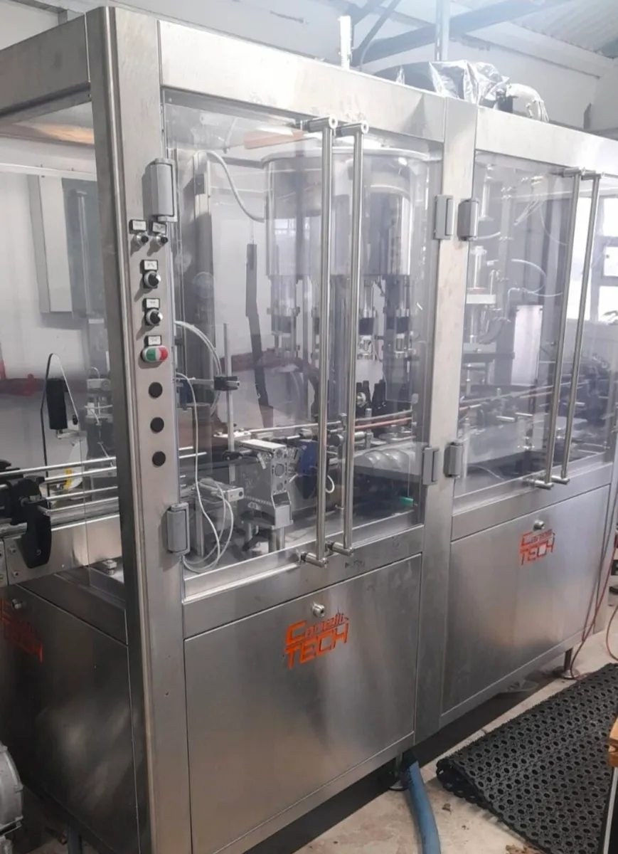 Label, Fill, Cap Bottle Filler- Bottler Line