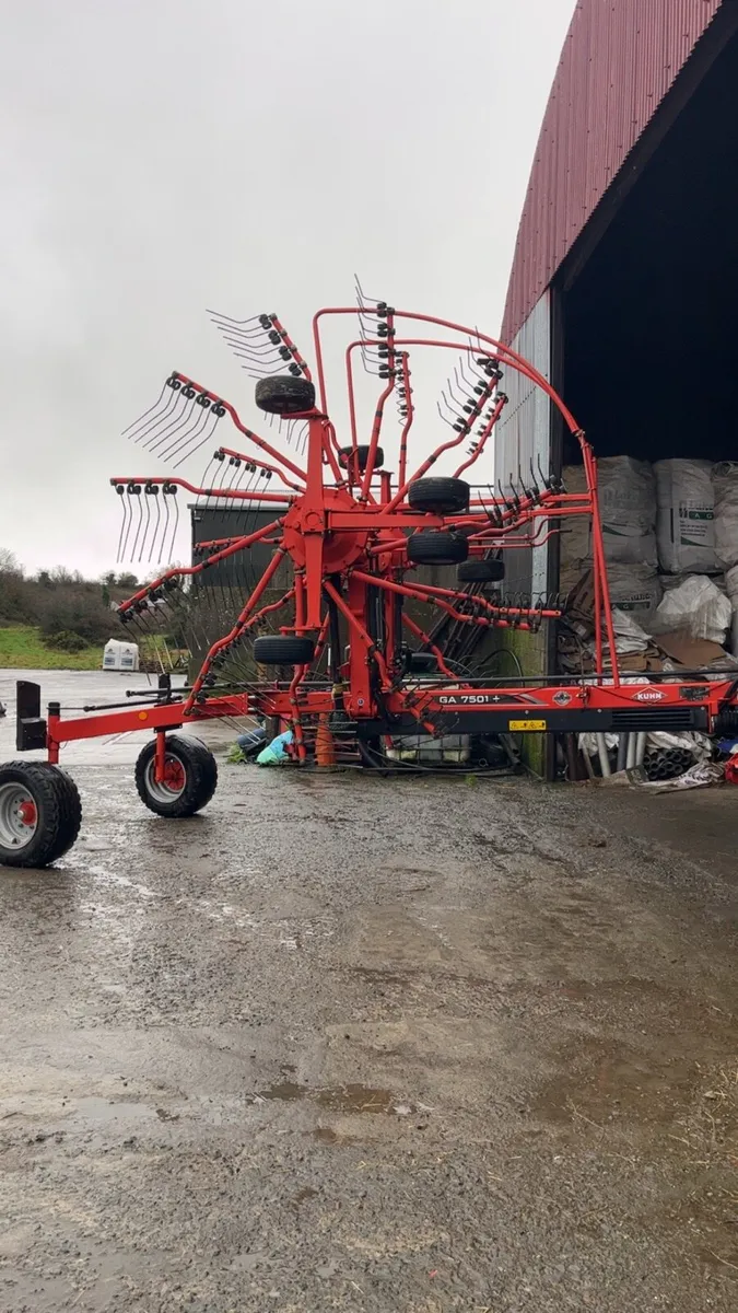 Kuhn GA7501 plus rake - Image 4