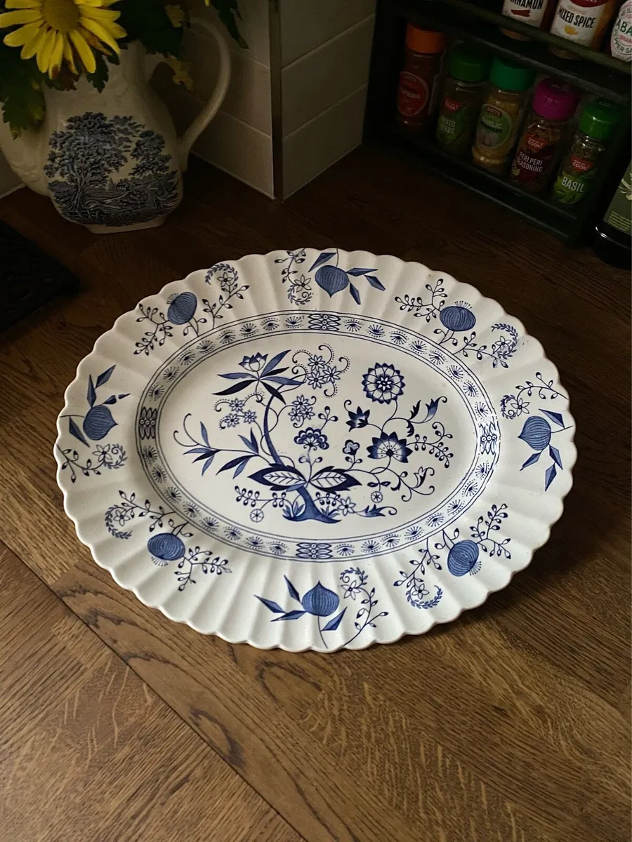 J & G Meakin Blue Nordic Ironstone Platter - Image 3