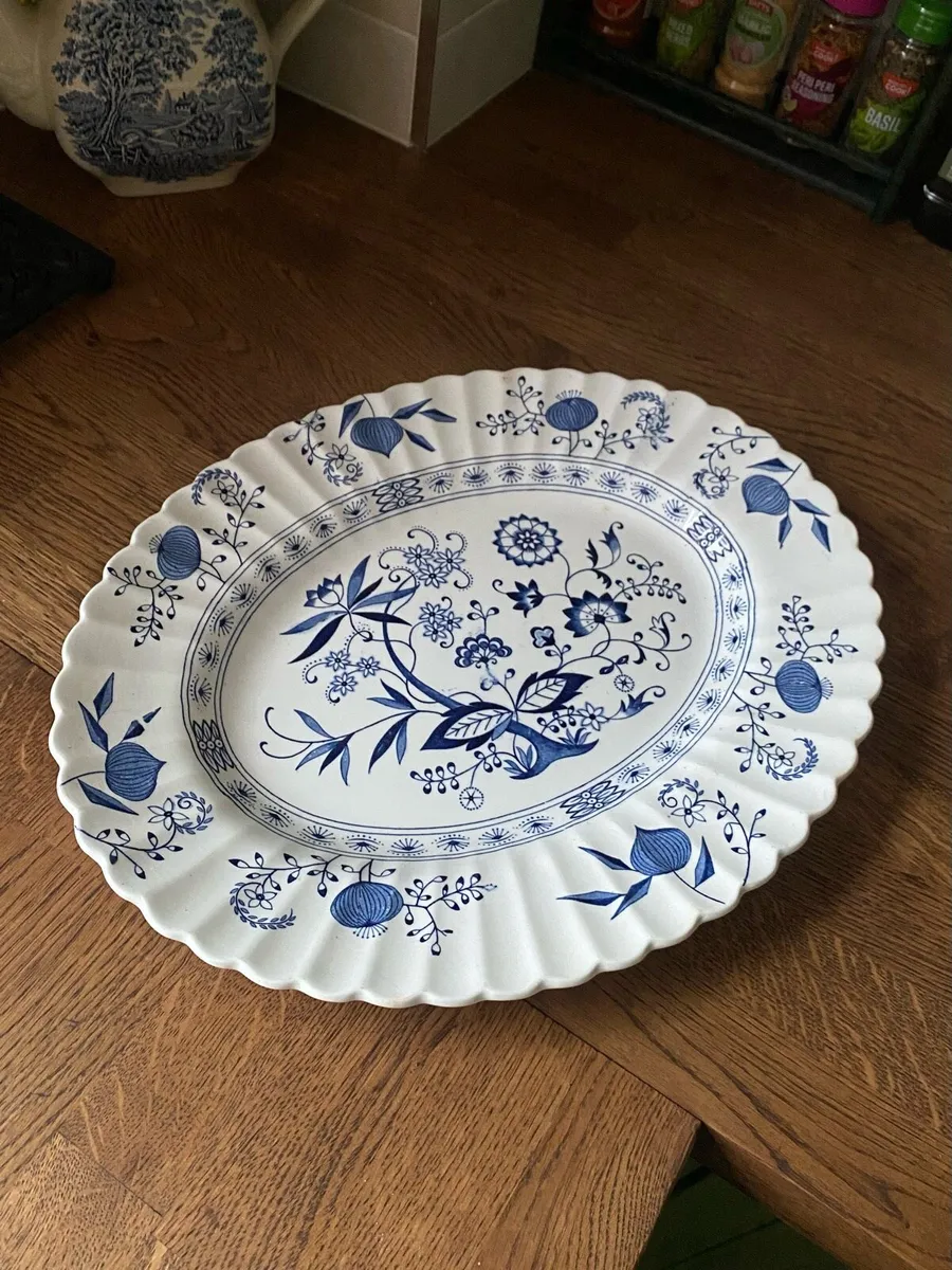 J & G Meakin Blue Nordic Ironstone Platter - Image 4