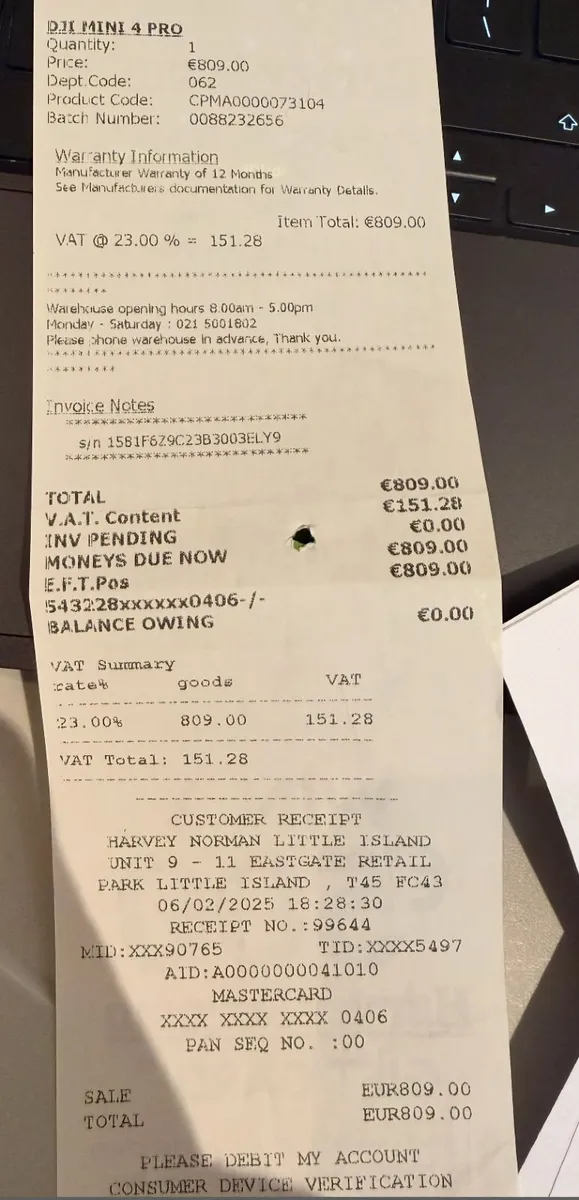 DJI Mini 4 Pro Drone — As New — DJI Care Refresh - Image 2