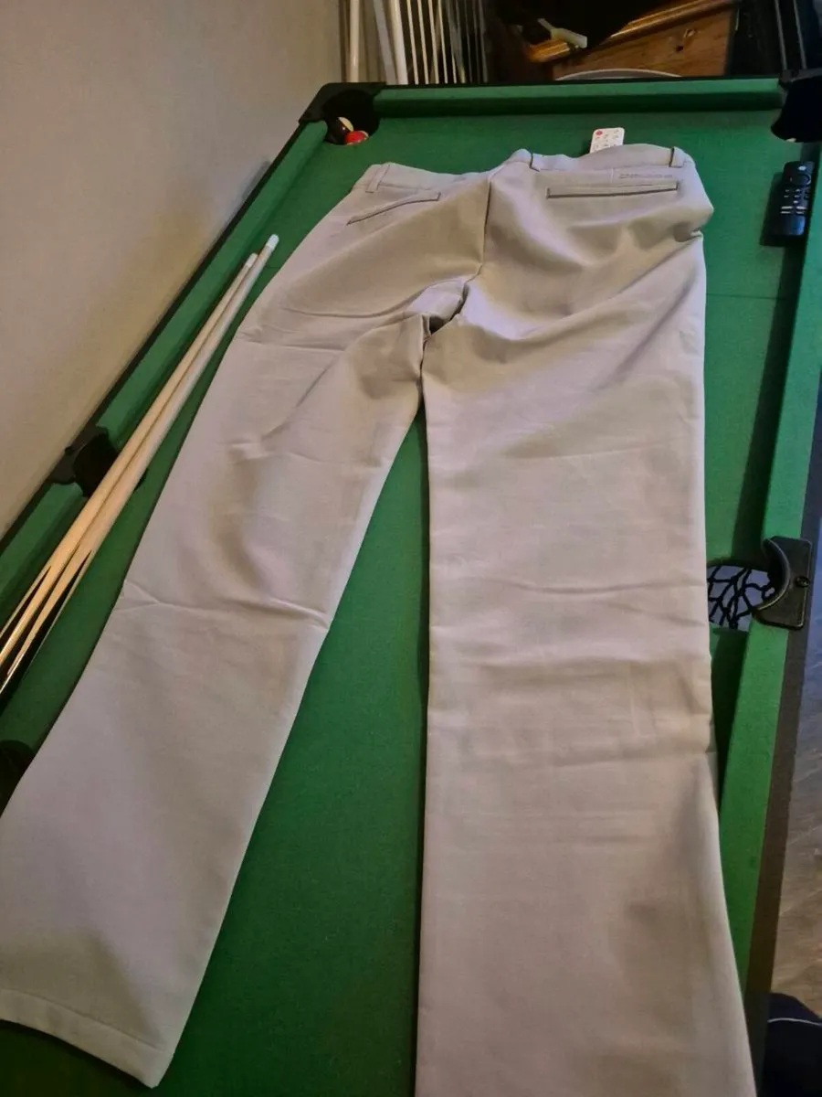 BNWT DRUIDS GOLF WINTER TROUSERS GREY 36/32 - Image 3