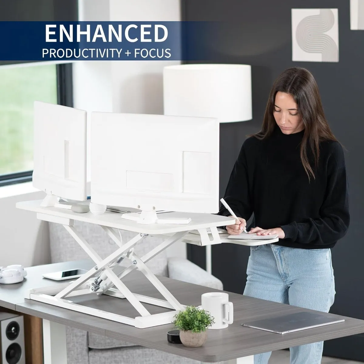 91 cm Desk Converter K Series Height Adjustable - Image 4