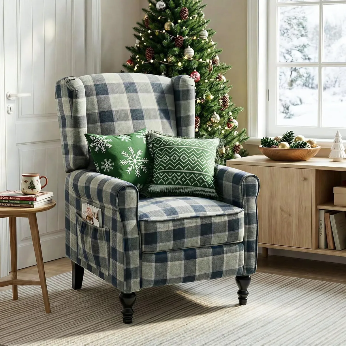 Recliner Chair Armchair Adjustable Single Sofa - Image 2