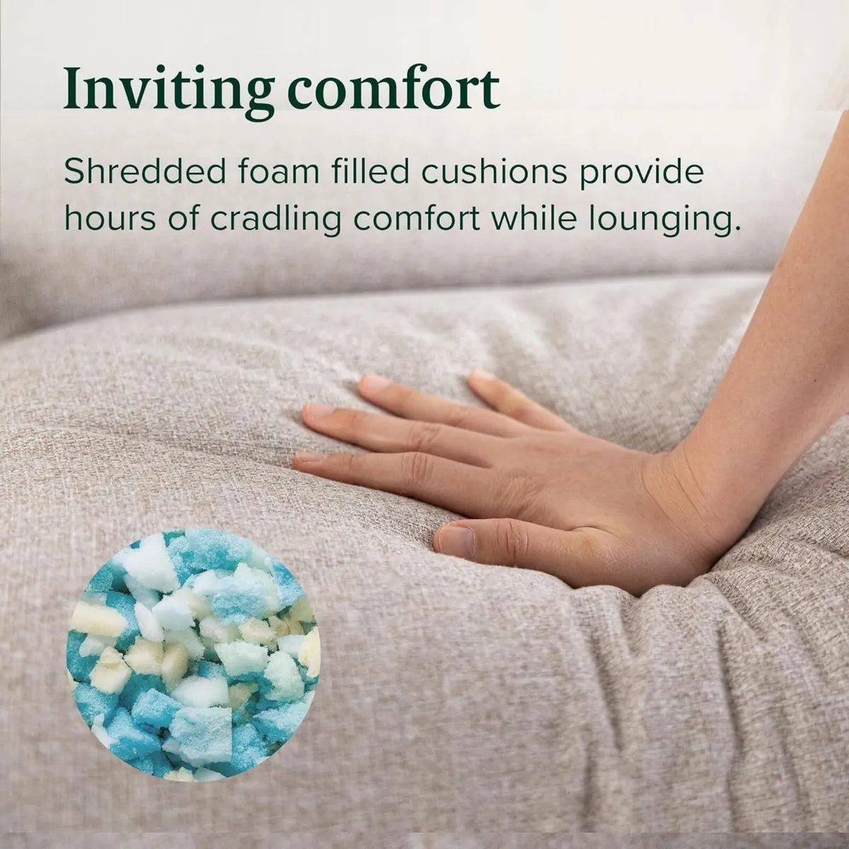 Ada Accent Lounge Chair – Metal Frame Sling with - Image 4