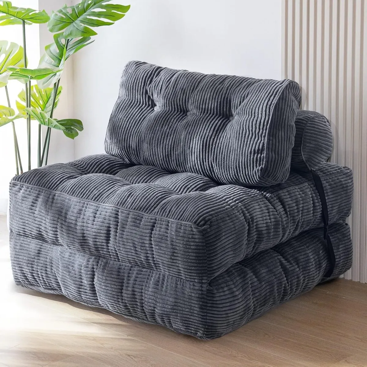 Folding Sofa Bed Convertible Sleeper Chair with - Image 1