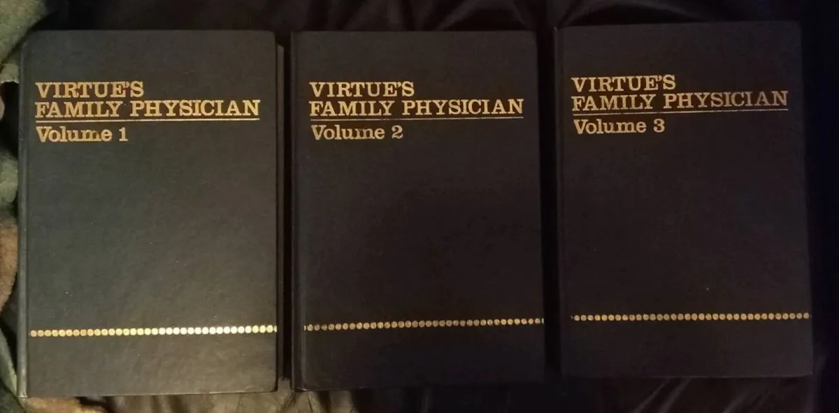 Virtues Family Physician Vintage Book Set - Image 1