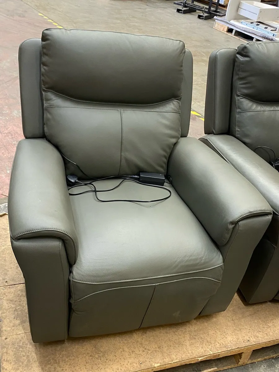 Giada Leather Powered Armchairs - Image 1