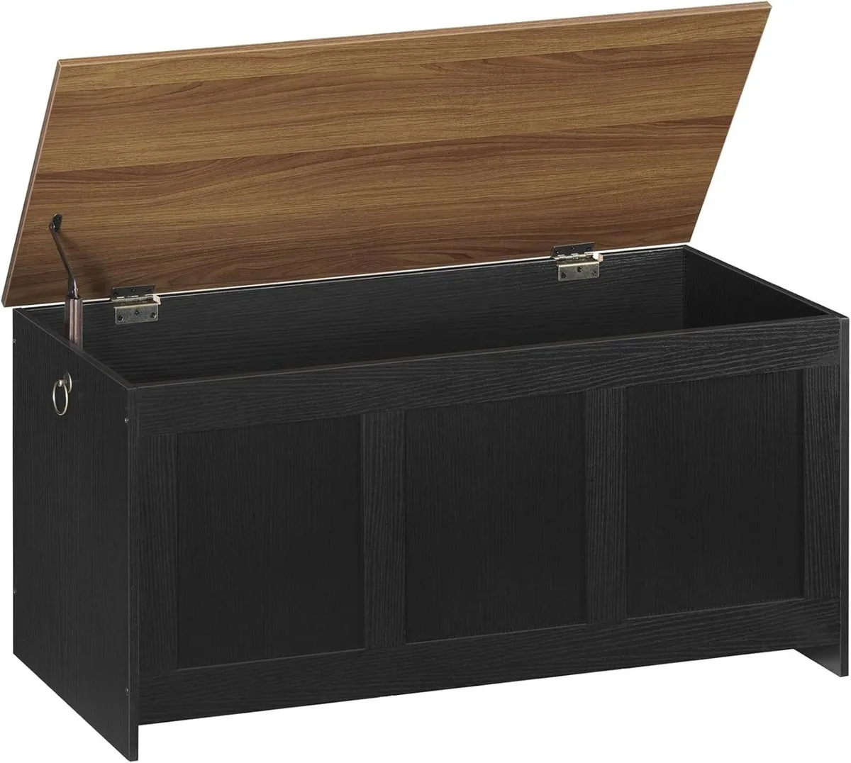 Storage Chest Wooden Bench Trunk Blanket Box - Image 1