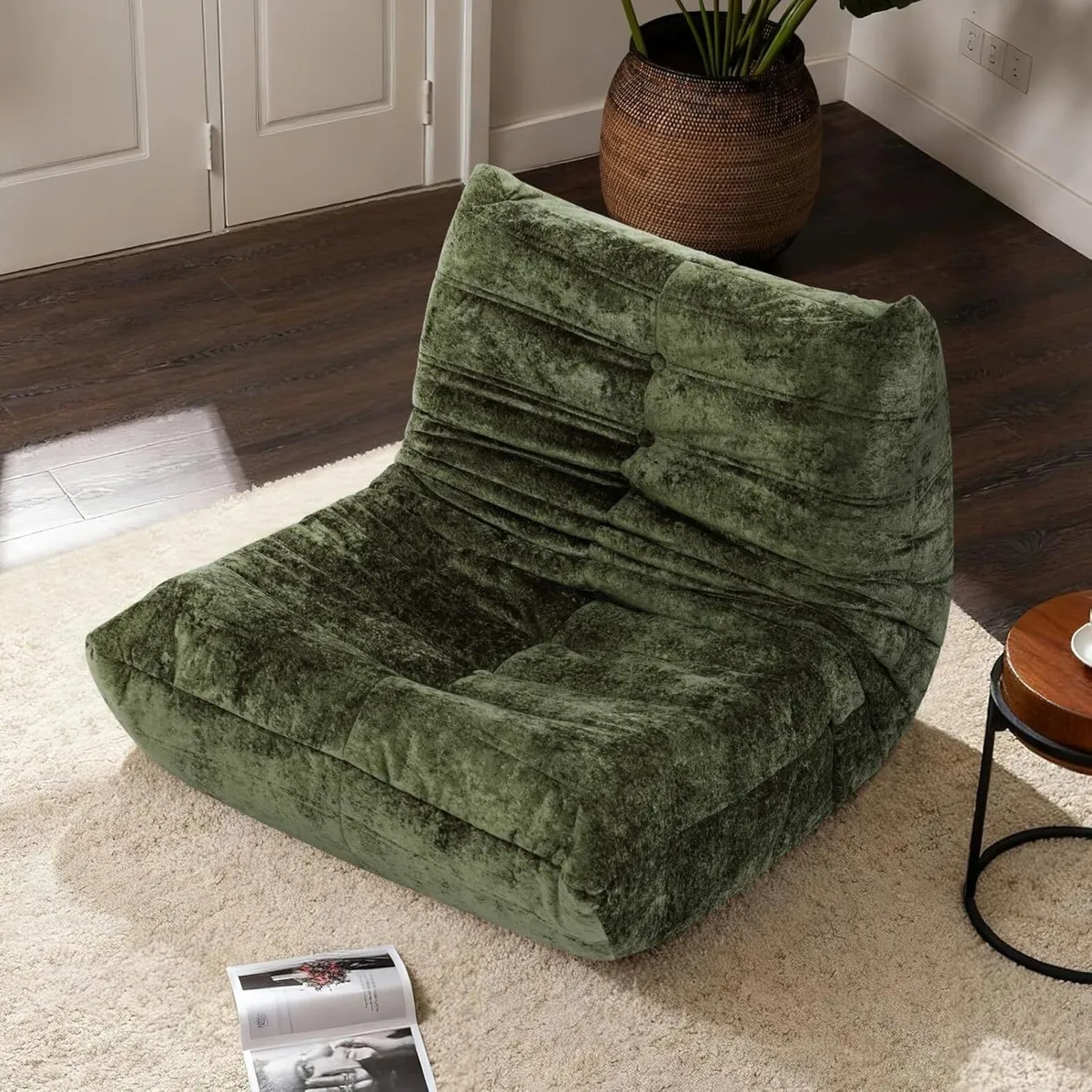 Boneless Floor Sofa - No Assembly Required Couch - Image 1