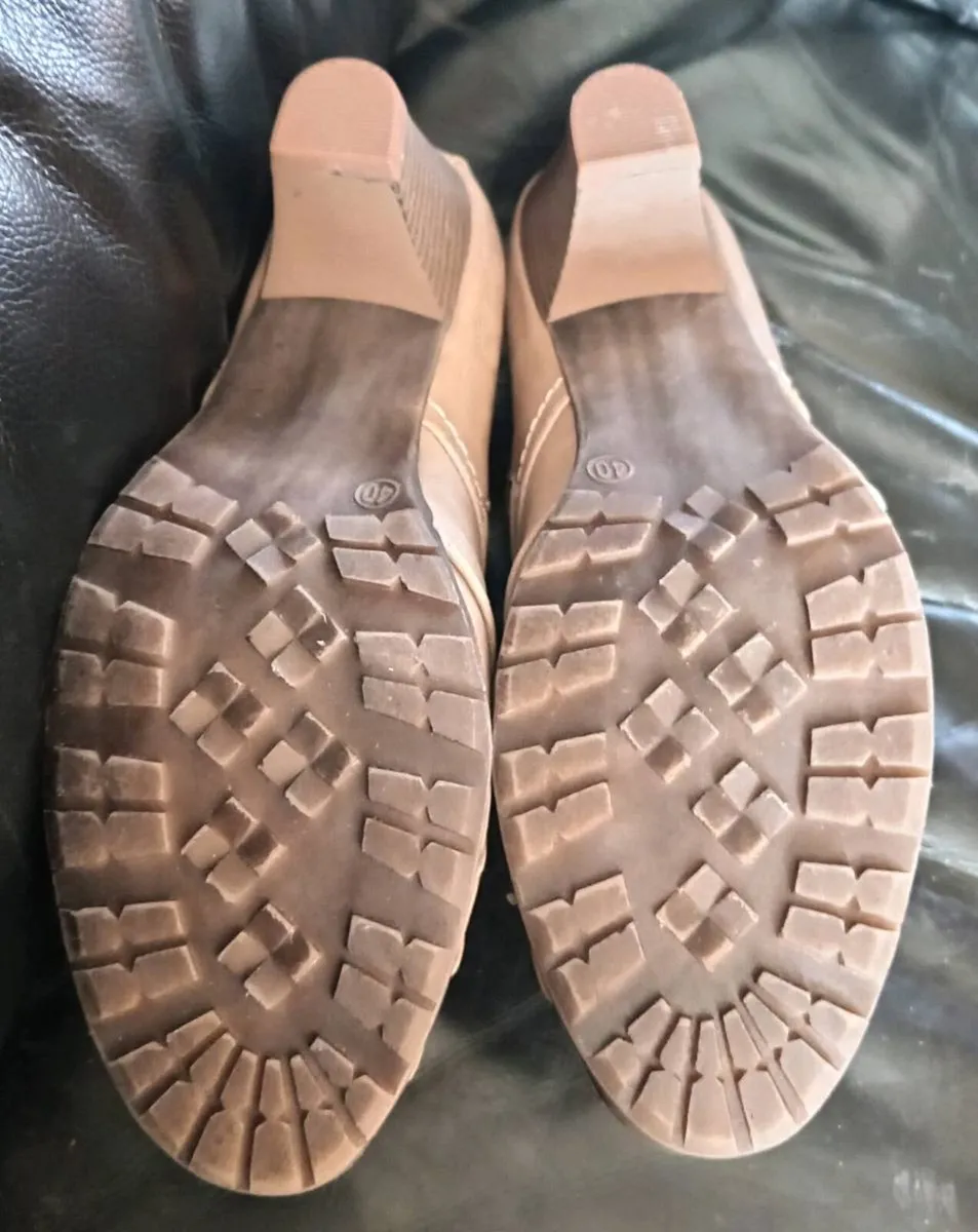 Tan Swede Shoes - Image 3