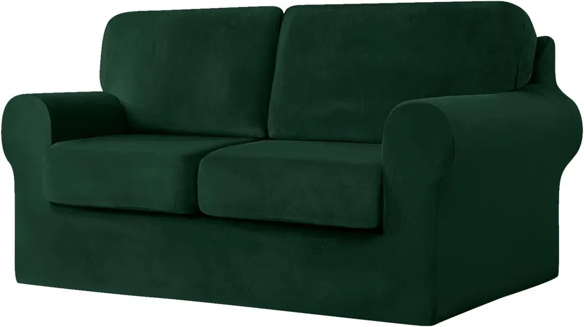 Sofa Cover with Separate Seat Cushions and - Image 1