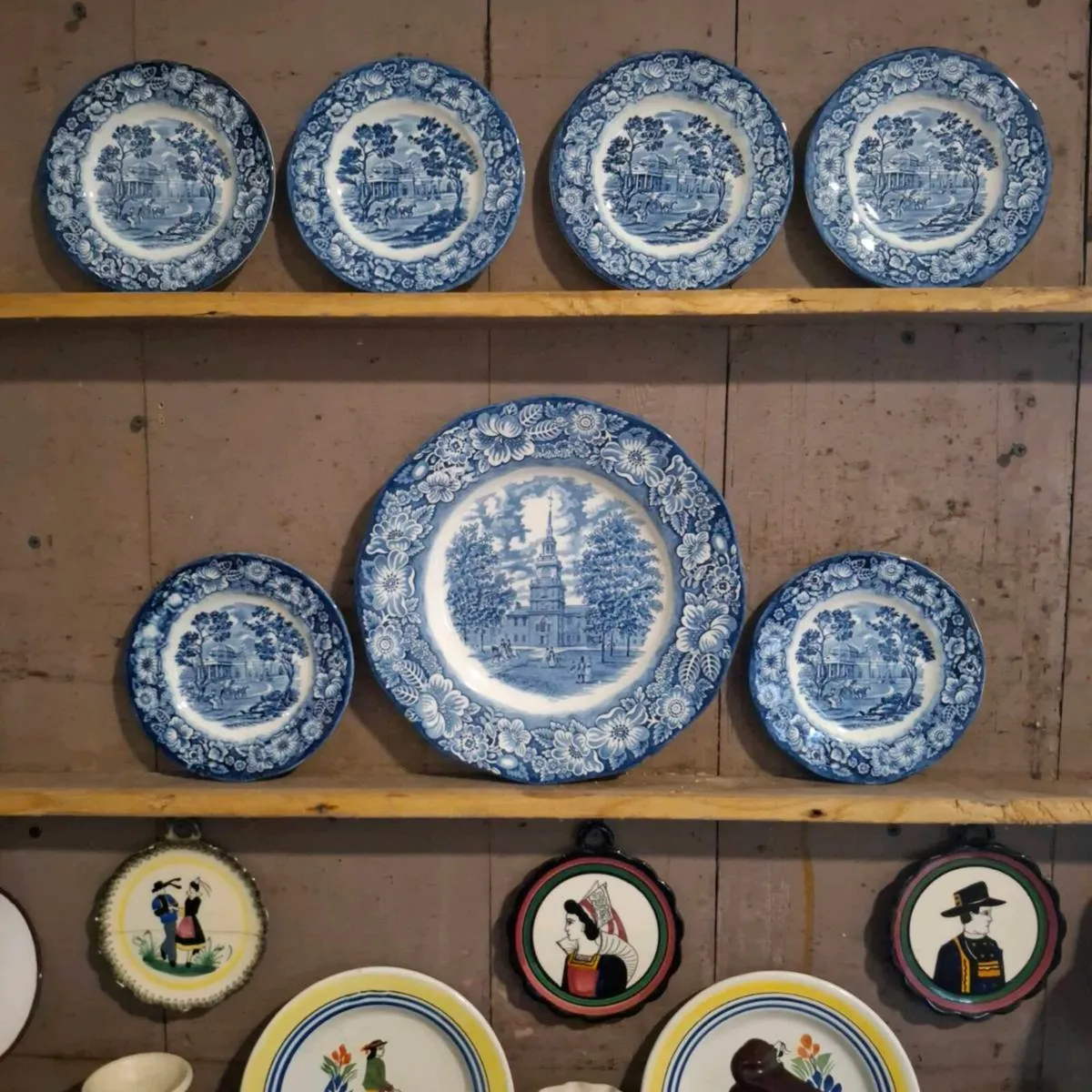 Liberty Blue Transferware Plates - Image 1