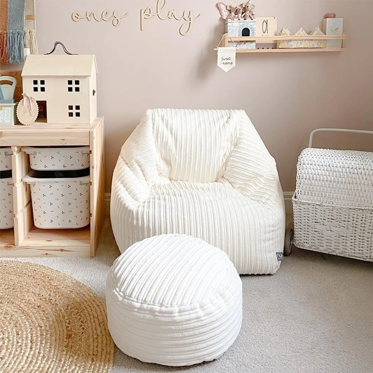 Big Kids Snuggle Chair - Large Corduroy Armchair - Image 2