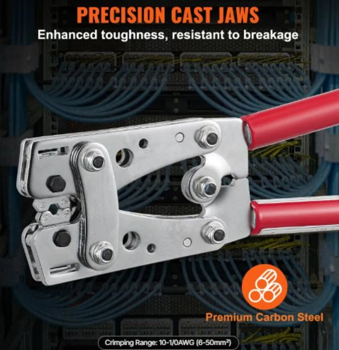 Battery Cable Lug Crimping Tool,10-1/0AWG Aluminum - Image 2