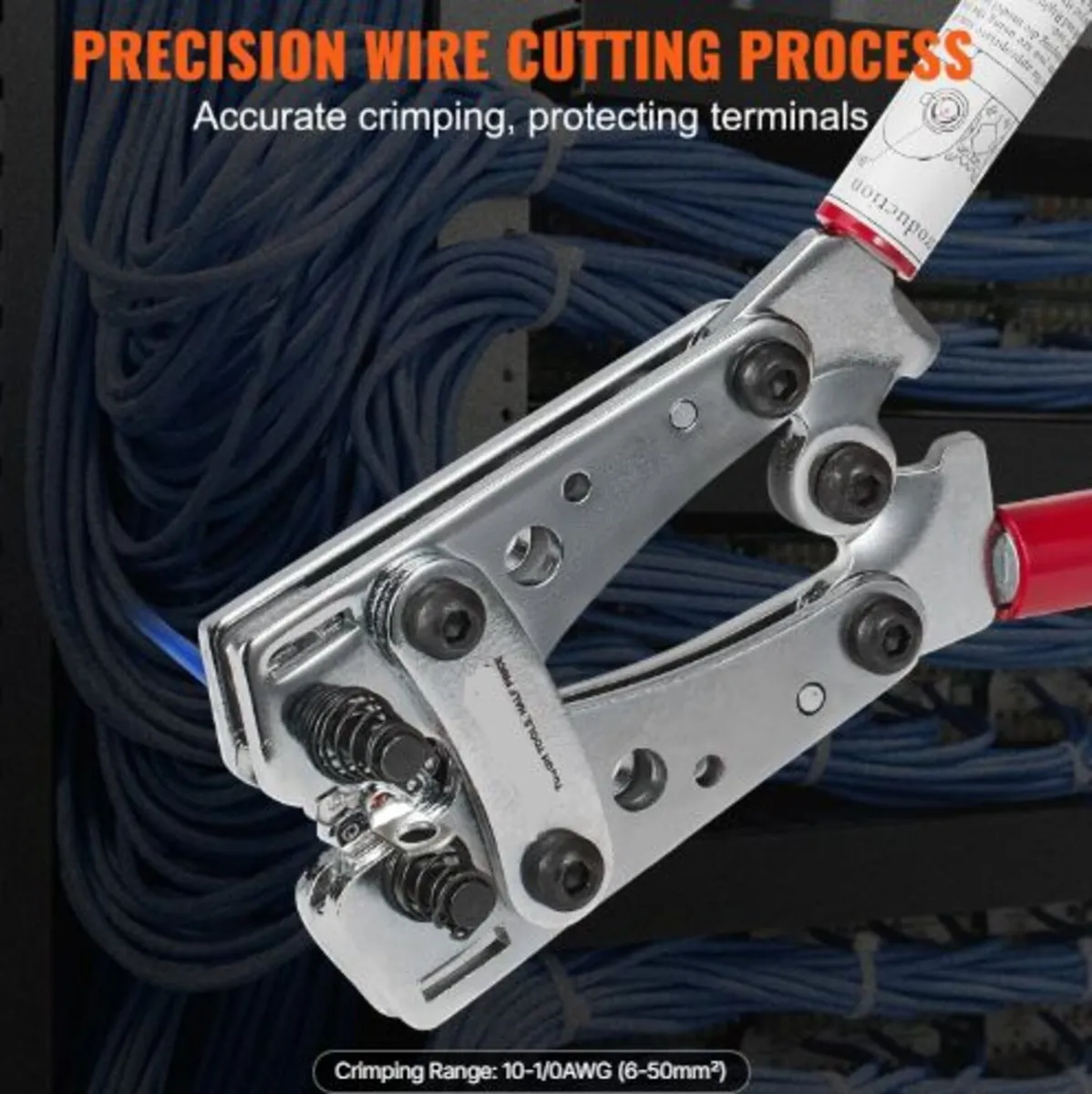 Battery Cable Lug Crimping Tool,10-1/0AWG Aluminum - Image 3