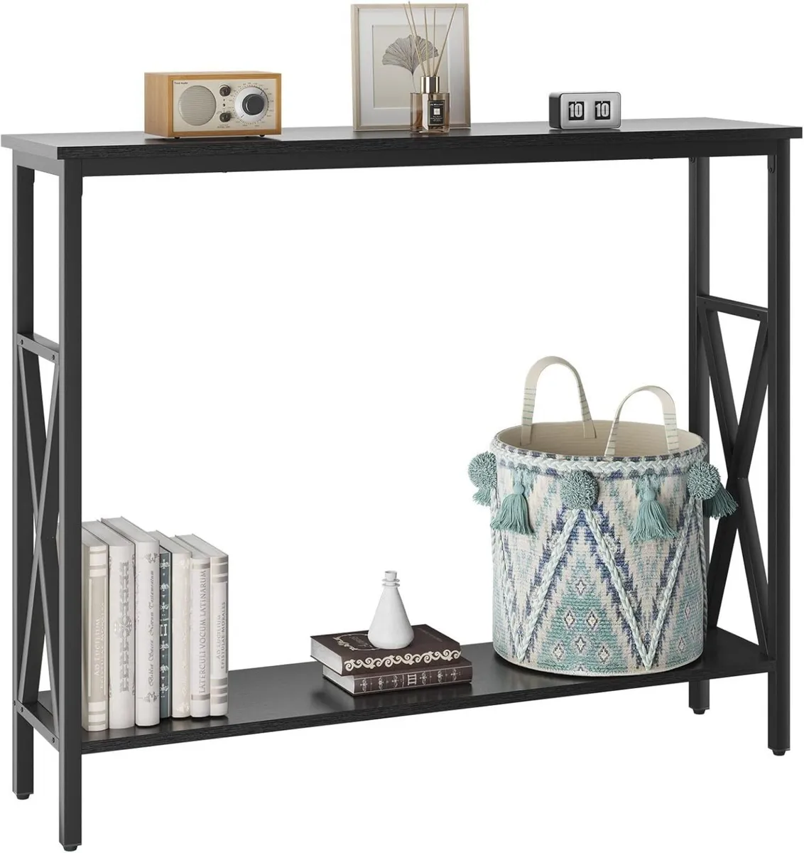 Console Table Industrial Entryway for Hallway - Image 1