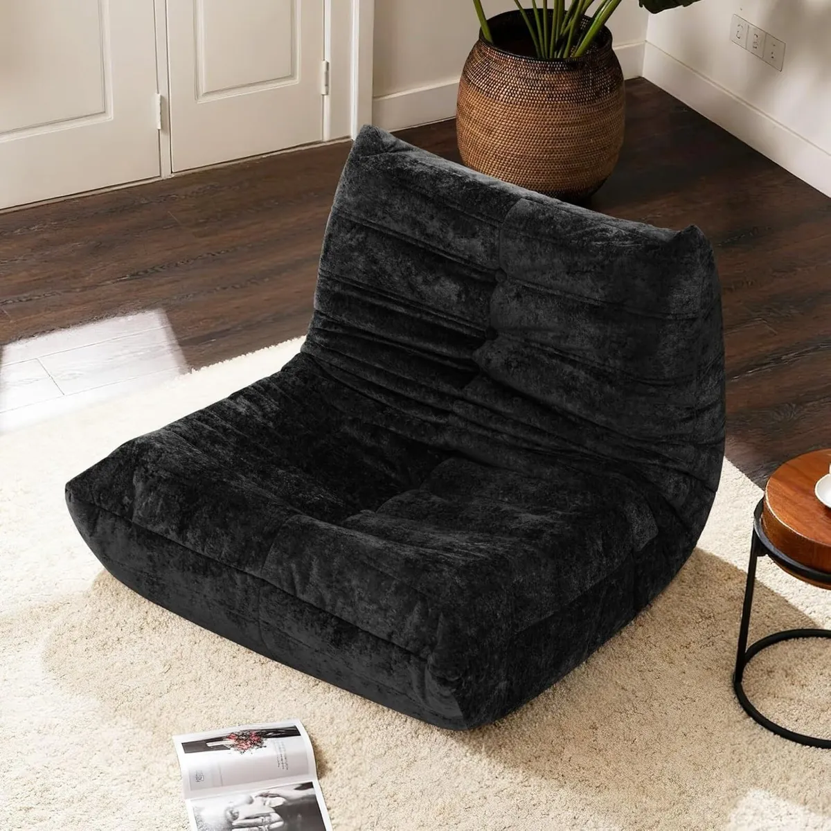 Boneless Floor Sofa - No Assembly Required Couch - Image 1