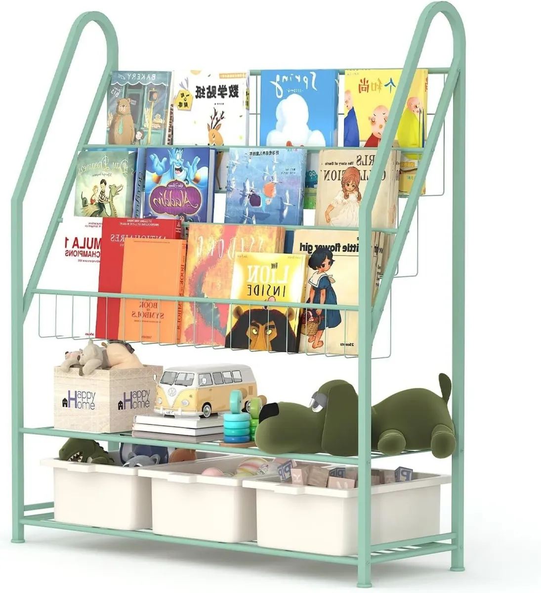 Children's Bookshelf 3 Tier Childrens Bookcase - Image 1