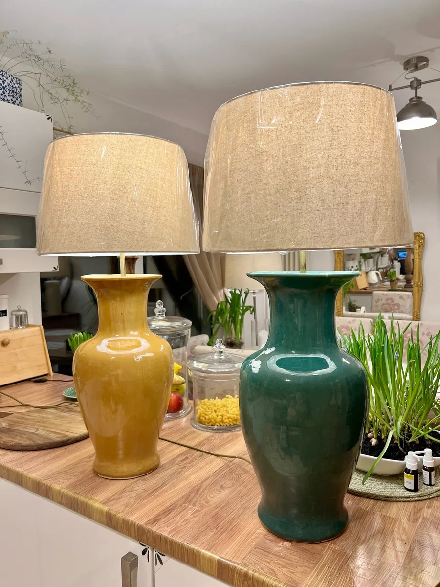 Massive vintage ceramic lamps - Image 1