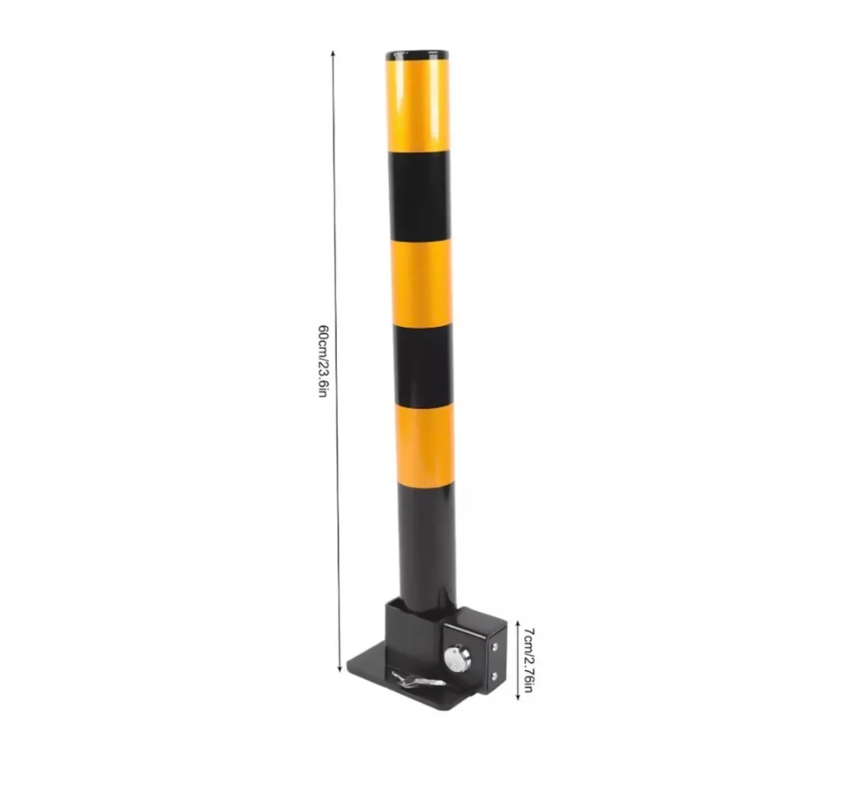 2 x Security Bollards Car Parking Barriers NEW - Image 2