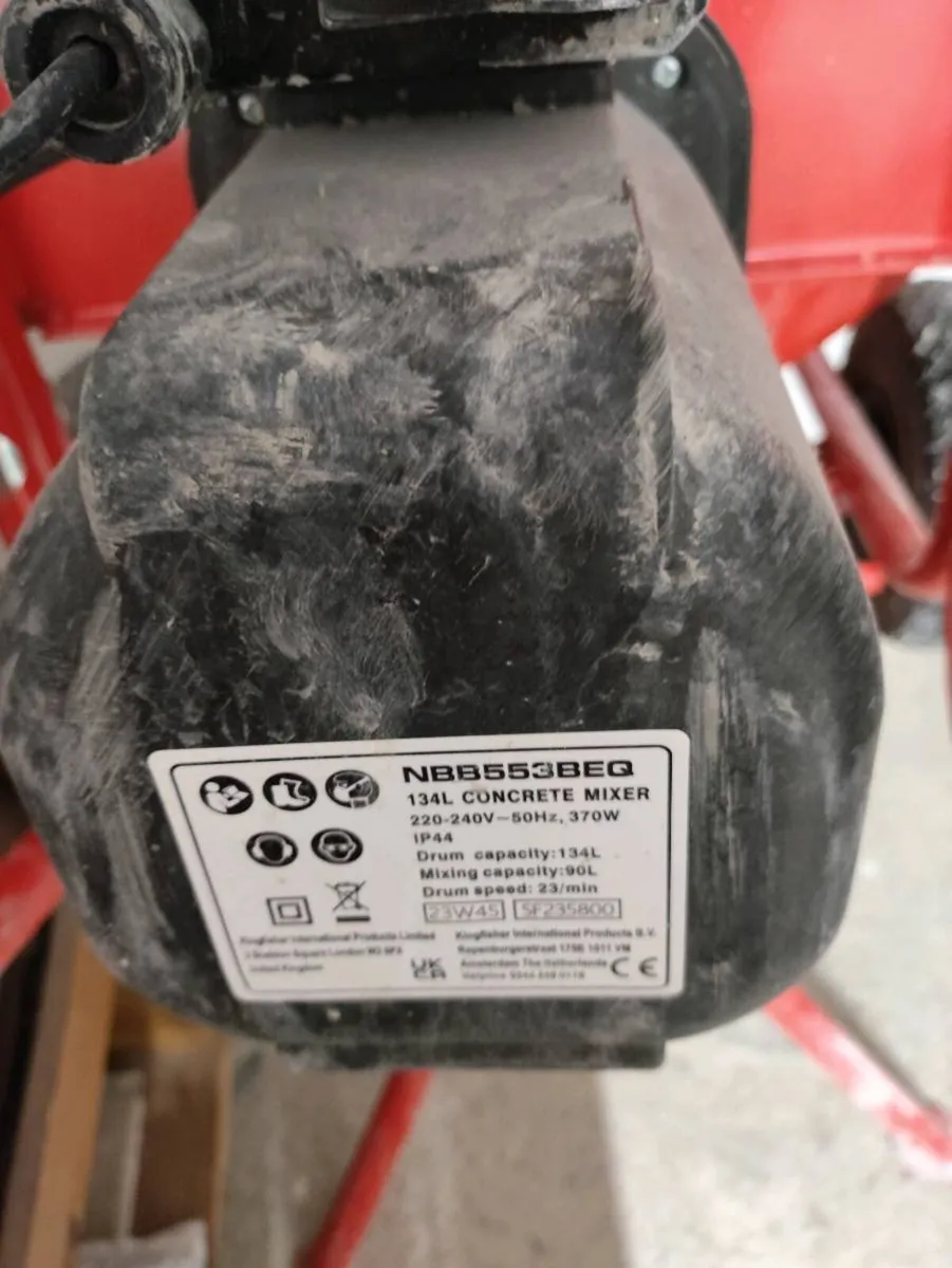 134l Electric Cement mixer - Image 2