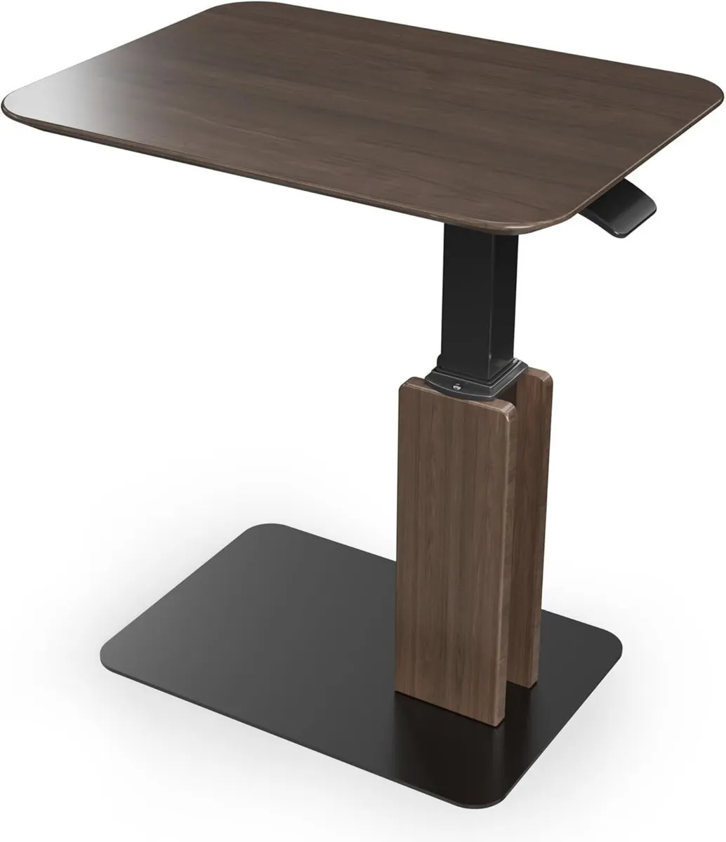 Height Adjustable Low Side Table 38-57cm Gas - Image 1