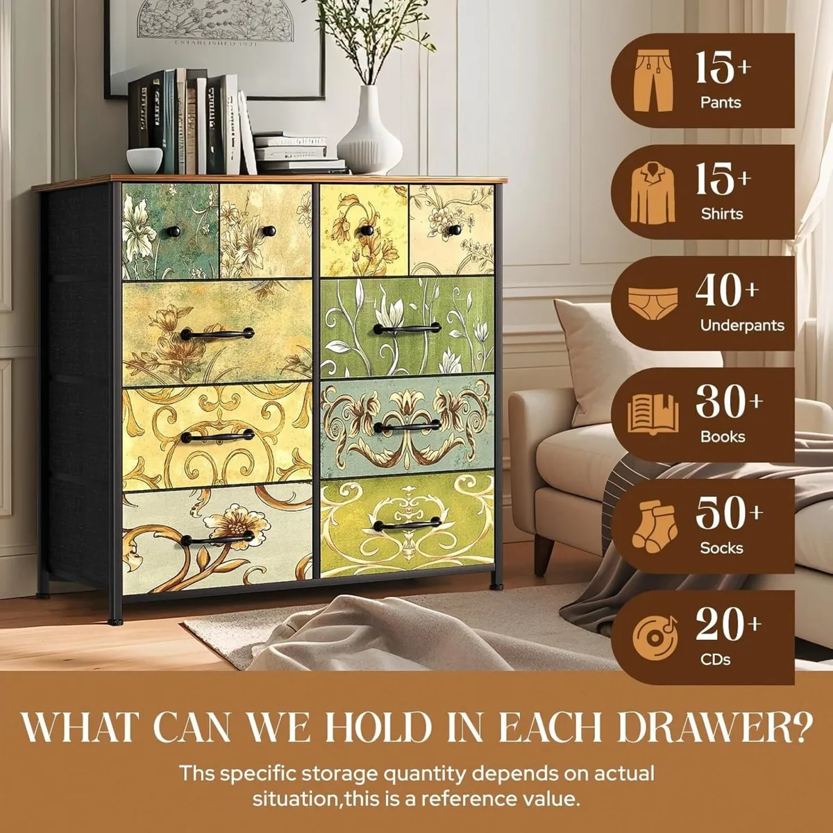 Large Chest of Drawers Bedroom: Dresser for - Image 4