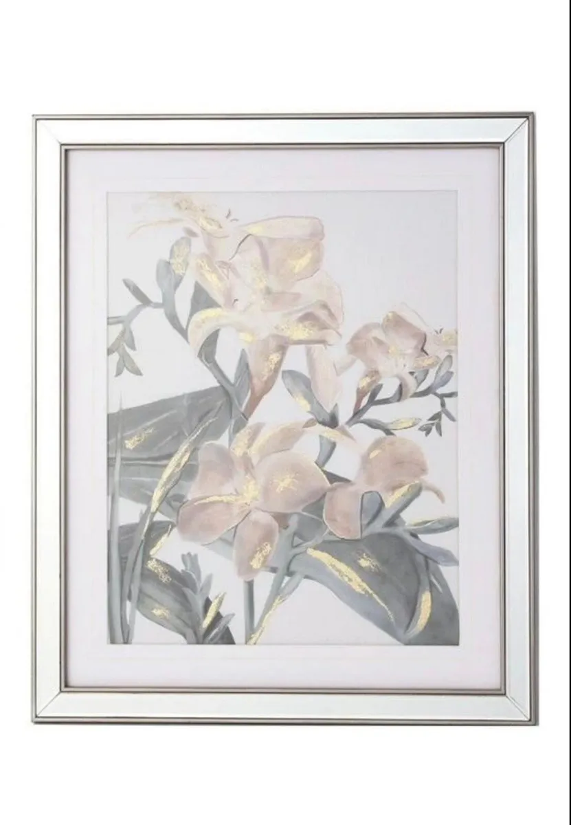 Mindy brownes mirrored floral prints - Image 1