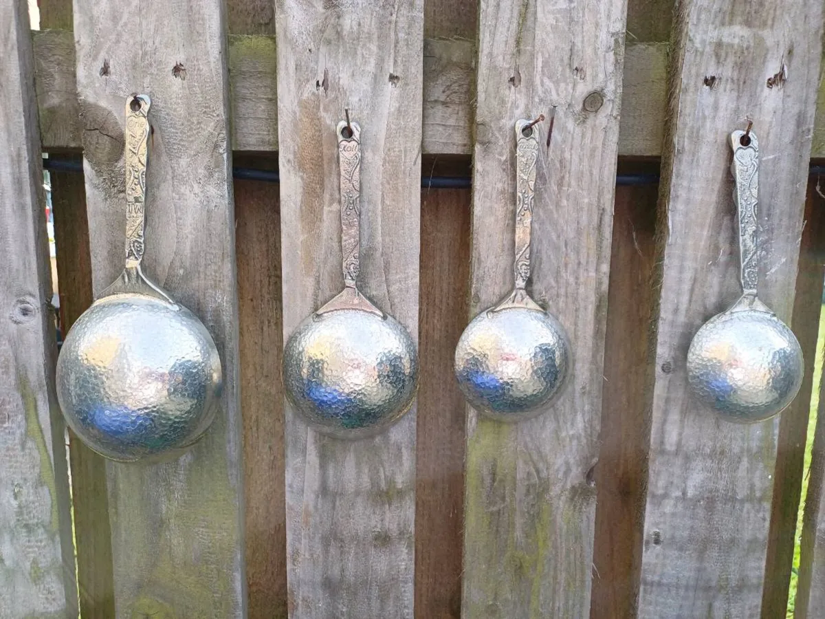 Vintage Crosby & Taylor Pewter Measuring Cups - Image 3