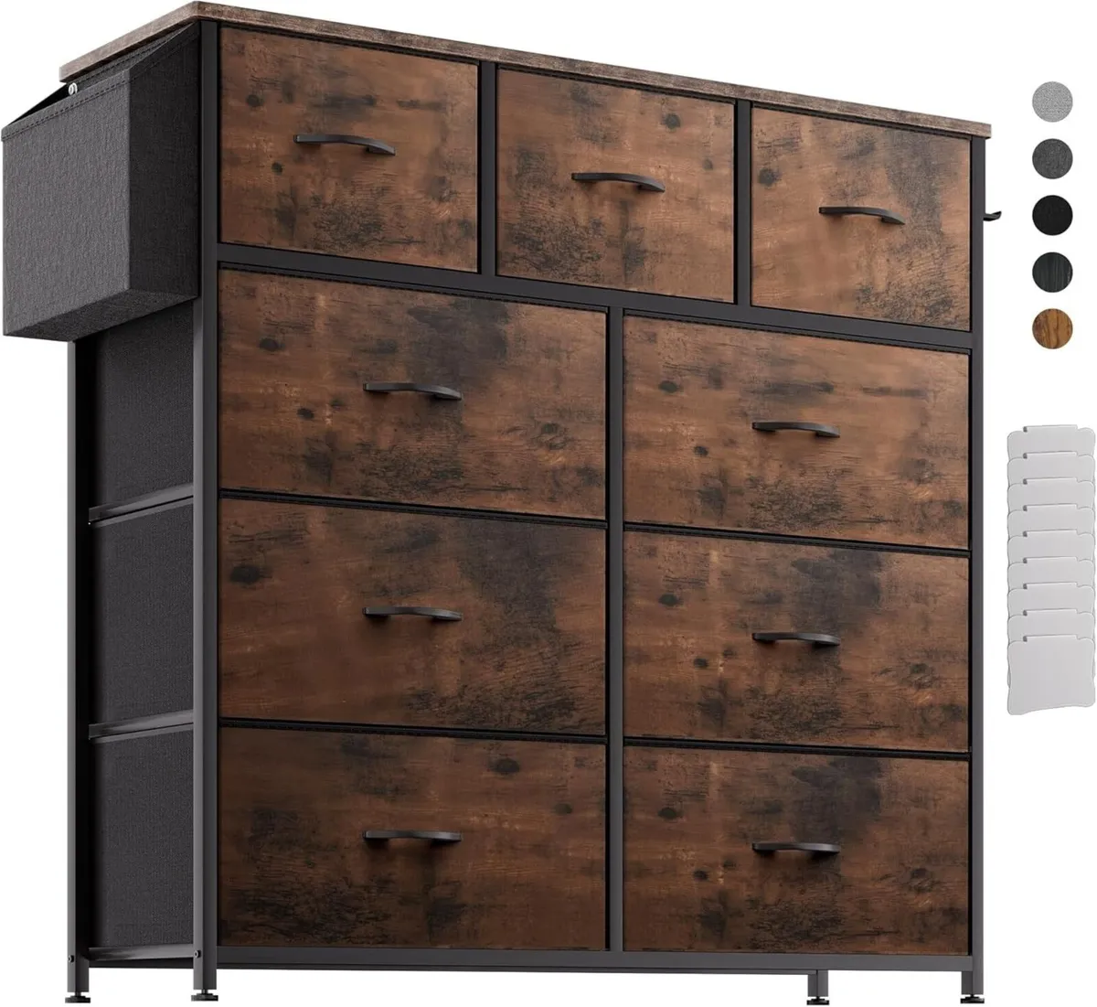 Fabric Chest of Drawers - Canvas Storage Unit - Image 1