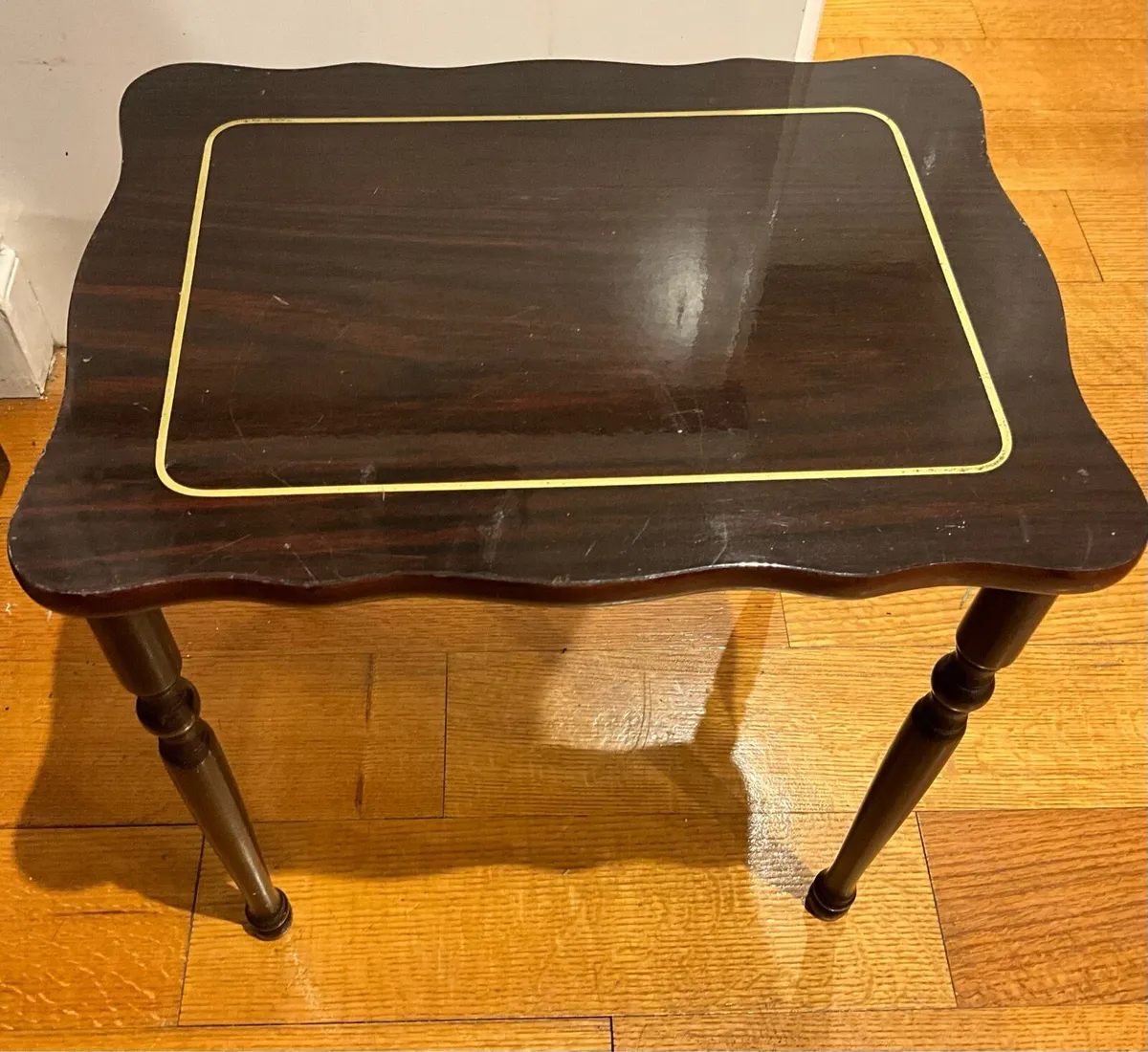 Small Mahogany Table - Image 2