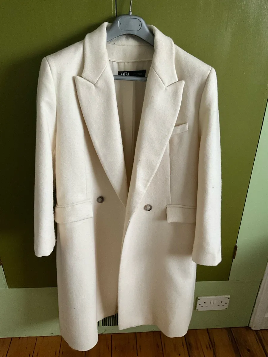 ZARA lady’s White Coat - Image 1