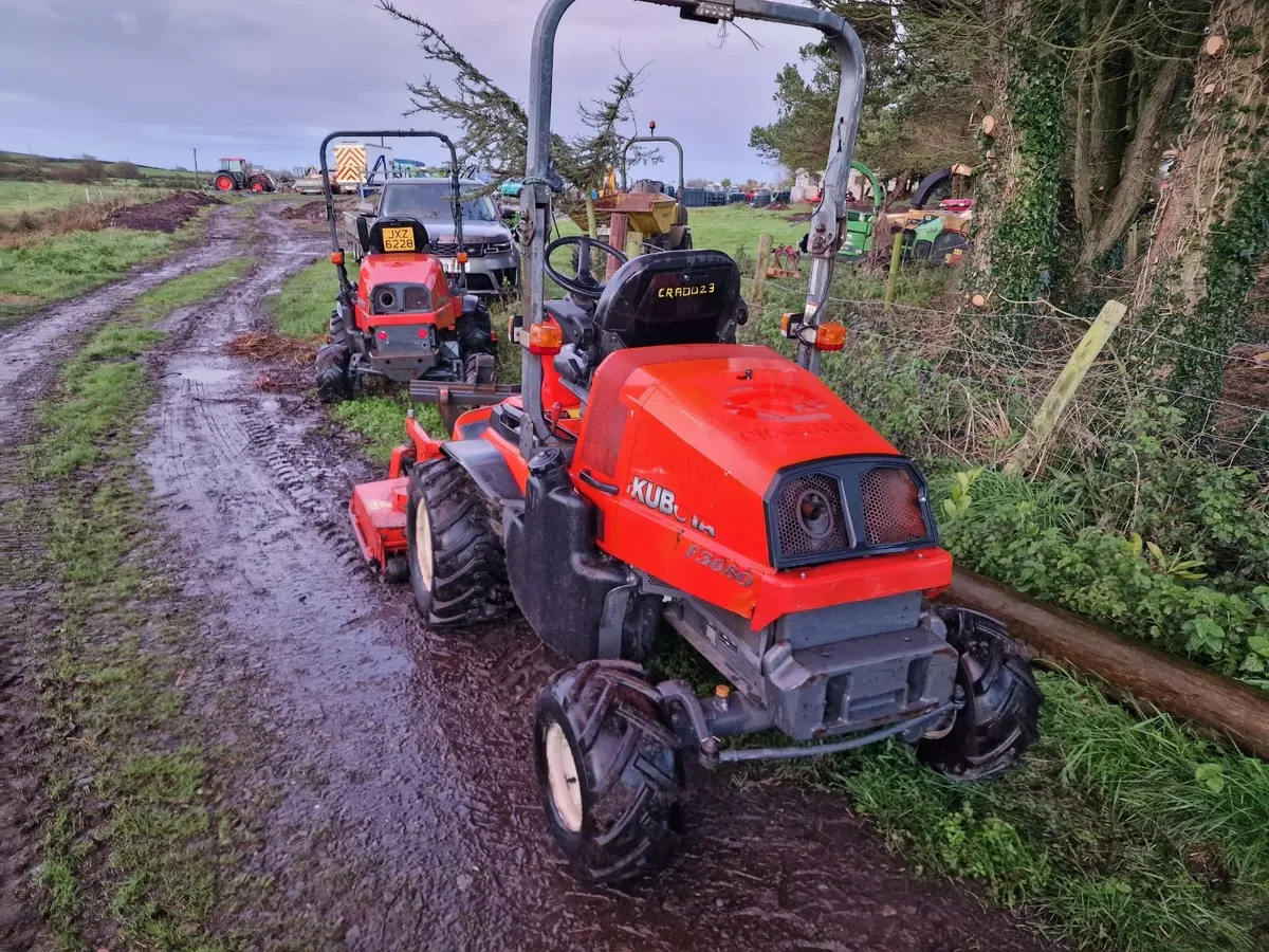Kubota F3680 outfront ride on mower lawnmower - Image 1